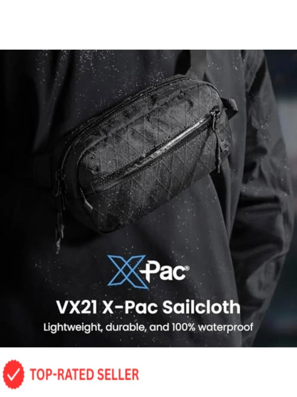 X-Pac Sling Bag RFID Crossbody Chest Pack for Men Women Travel